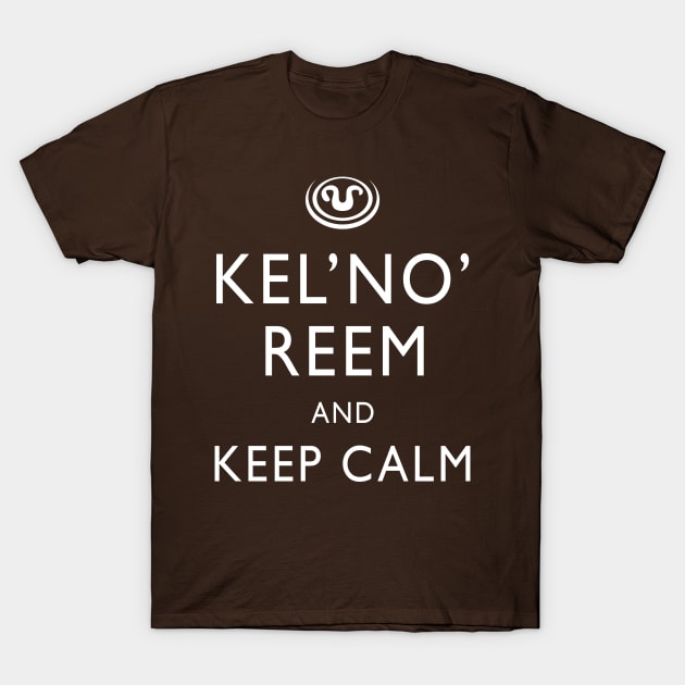 Kel'No'Reem and keep calm T-Shirt by Boogiebus